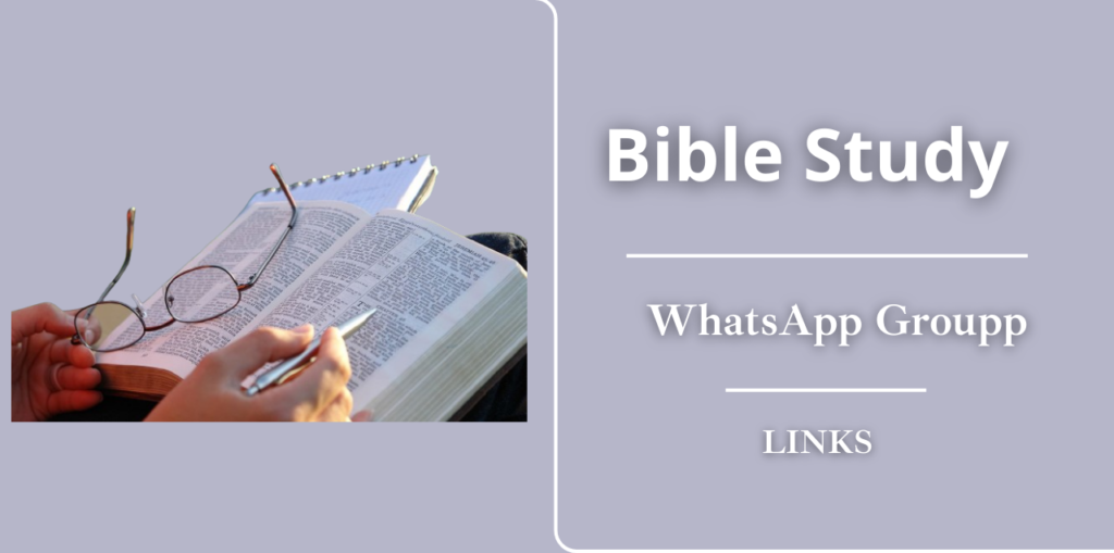 Bible Study WhatsApp Group Links [Latest Updates]