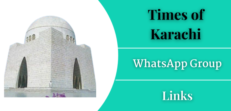 Times of Karachi Whatsapp Group Link