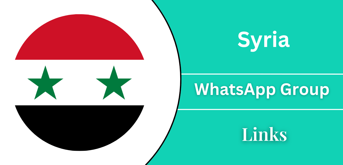 Active Syria WhatsApp Group Links