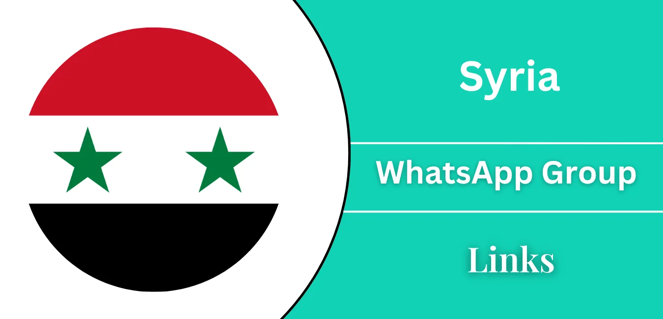 Active Syria WhatsApp Group Links